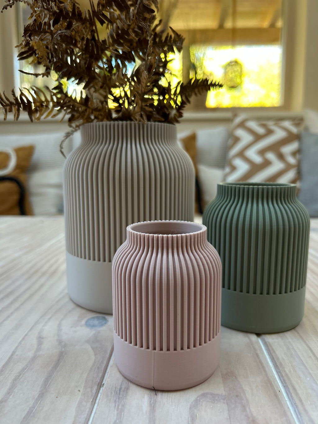 Deko Vase Rosalp - minze