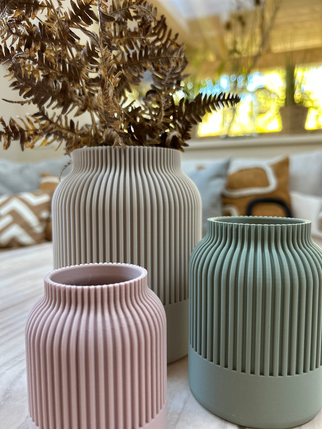 Deko Vase Rosalp - minze