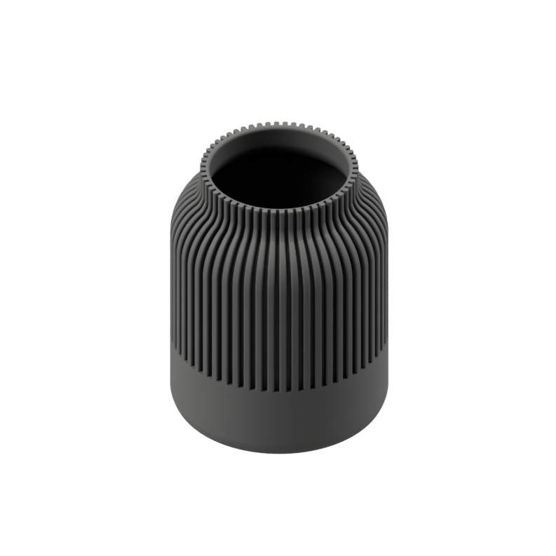 Deko Vase Rosalp - grau