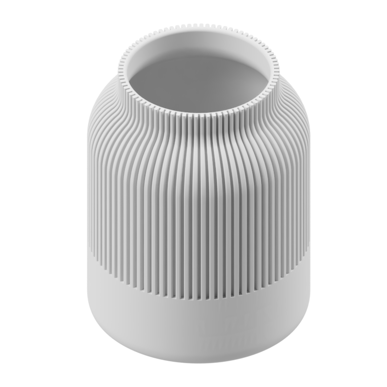 Deko Vase Rosalp - weiß