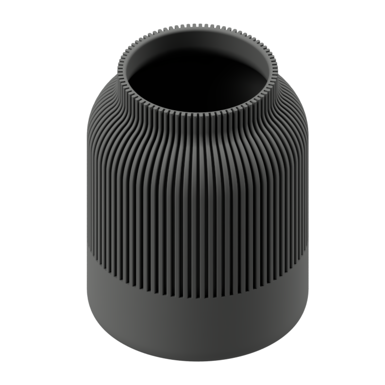 Deko Vase Rosalp - grau